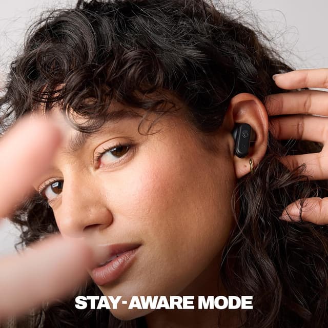 Detalle de Skullcandy Dime Evo Wireless Earbuds (True Black) with Up to 36 Hours Battery and Rapid Charge