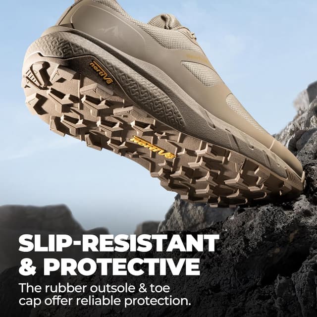 Detalle de NORTIV 8 Scarpe Trekking Impermeabili Uomo impermeabili e leggere con supporto plantare