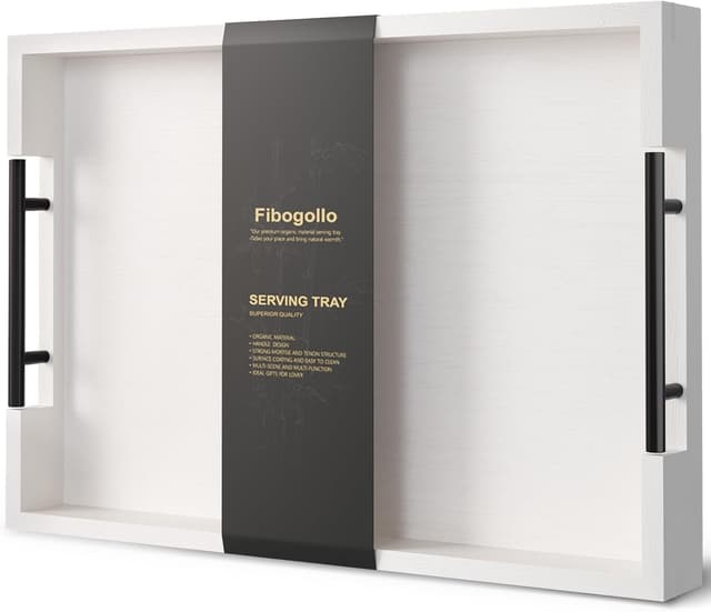 Thumbnail 6 de Fibogollo Bamboo Serving Tray Set 2