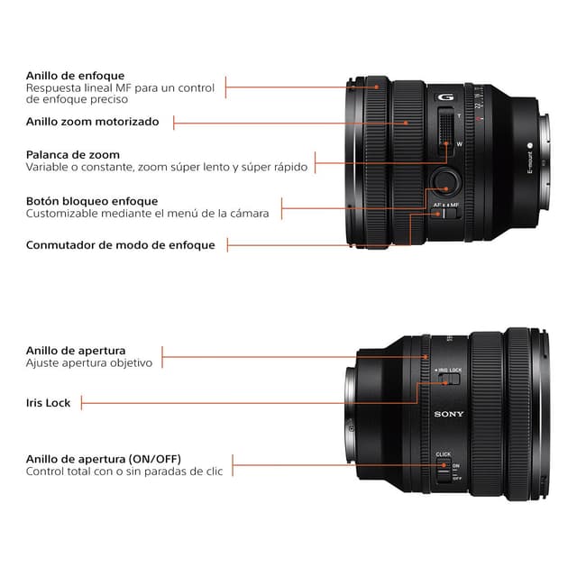 Detalle 2 de Sony Objetivo FE PZ 16‑35 mm F/4 G