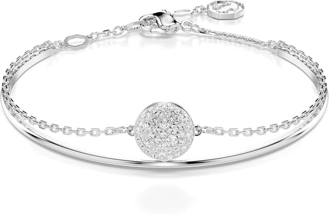 Thumbnail 6 de Swarovski Brazalete Ginger blanco, baño de rodio 💍