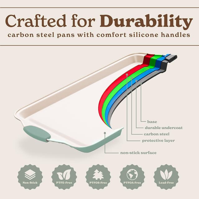 Detalle de Country Kitchen Nonstick Bakeware Set, 22 Pc