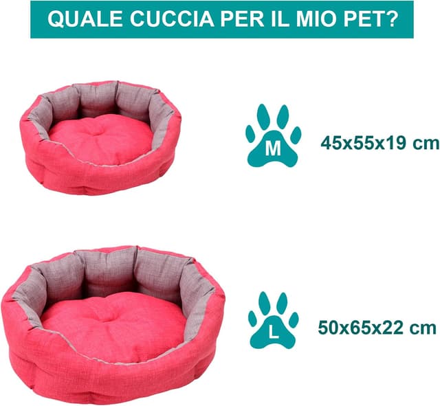 Thumbnail 6 de Baroni Home Cuccia in tessuto Taglia L 50x65 cm