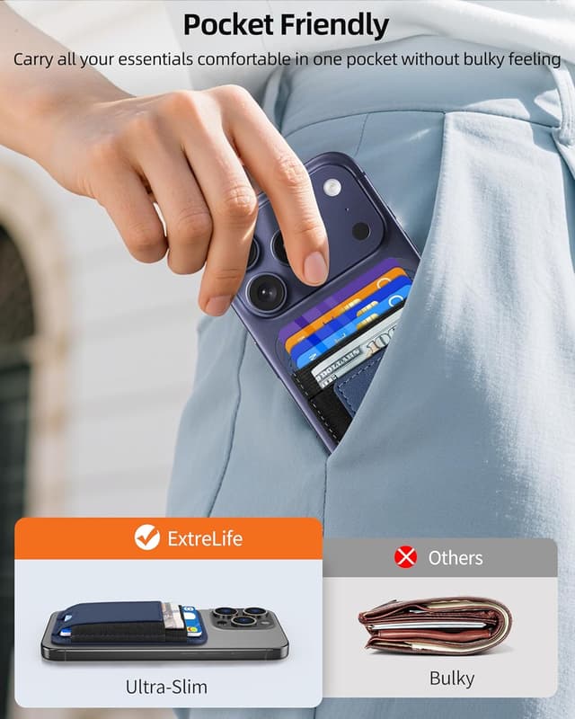 Thumbnail 5 de Upgraded MagSafe Wallet Navy