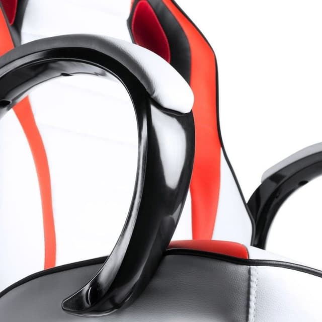 Detalle de Legend Silla Gaming Roja, Blanca y Negra