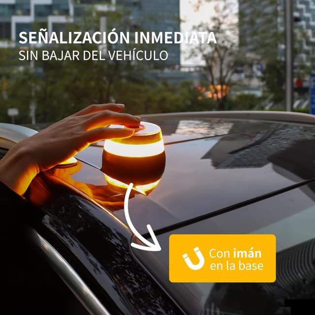 Detalle de Aourow V16 Connectado Luz Emergencia Coche 12 Años