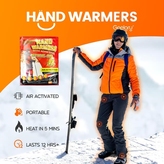 Detalle 2 de Disposable Hand Warmers 12-Hour Pack