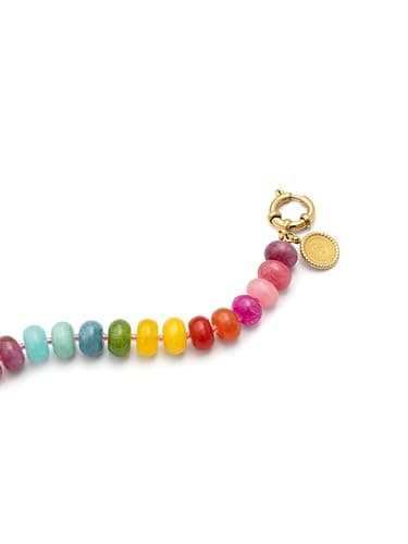 Detalle de SINGULARU Pulsera Bloom Stones 18 Kt