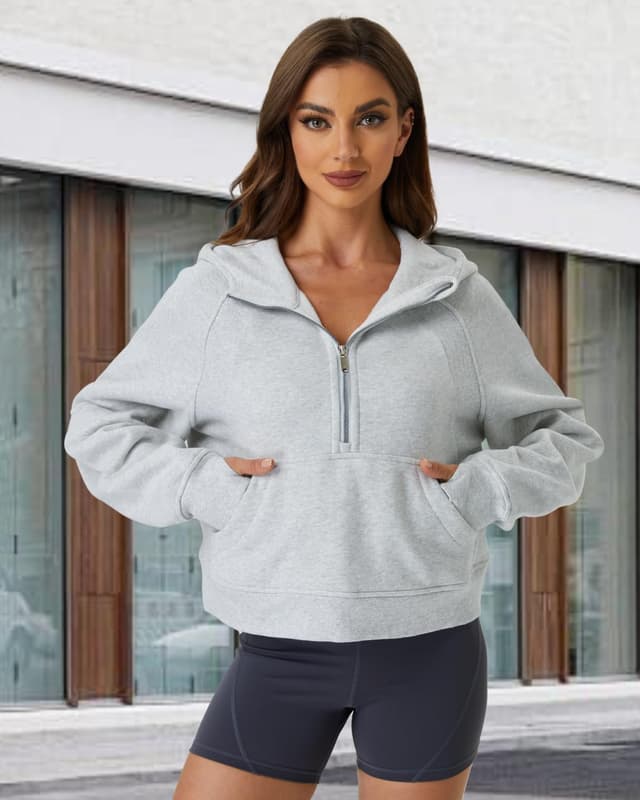 Thumbnail 1 de Friptspyg HoFriptspyg Hoodie femme, velours, fermeture éclair ⚙