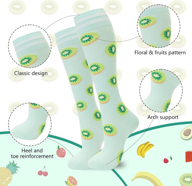 Thumbnail 1 de fenglaoda Compression Socks 6 Pairs