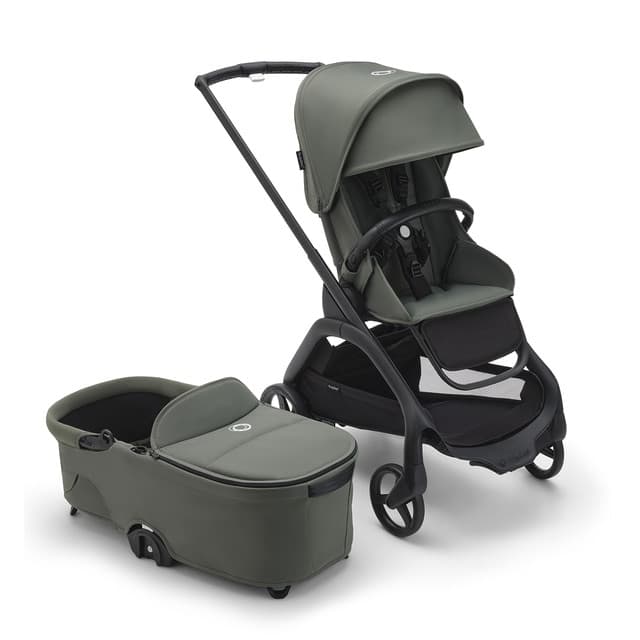 Imagen de Bugaboo Dragonfly carro dúo verde bosque con capazo 🚼 en OfertitasTOP