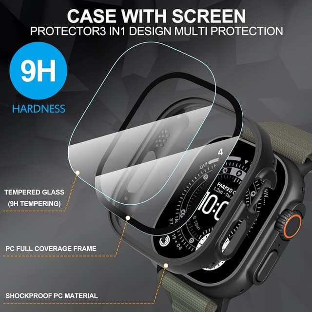 Detalle 2 de Apple Watch 49mm screen protector case