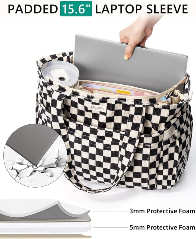 Thumbnail 3 de Bagstellar Corduroy Tote Bag 17 Pockets