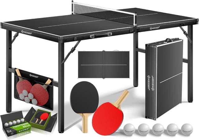 Detalle de KESSER® Tischtennisplatte Mini 153 × 76,5 cm 🏓