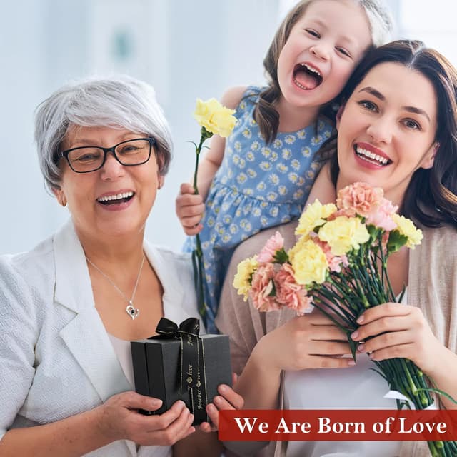 Thumbnail 5 de Emibele Rosa Preservada + Collar Plata S925 🎶 Regalo San Valentín