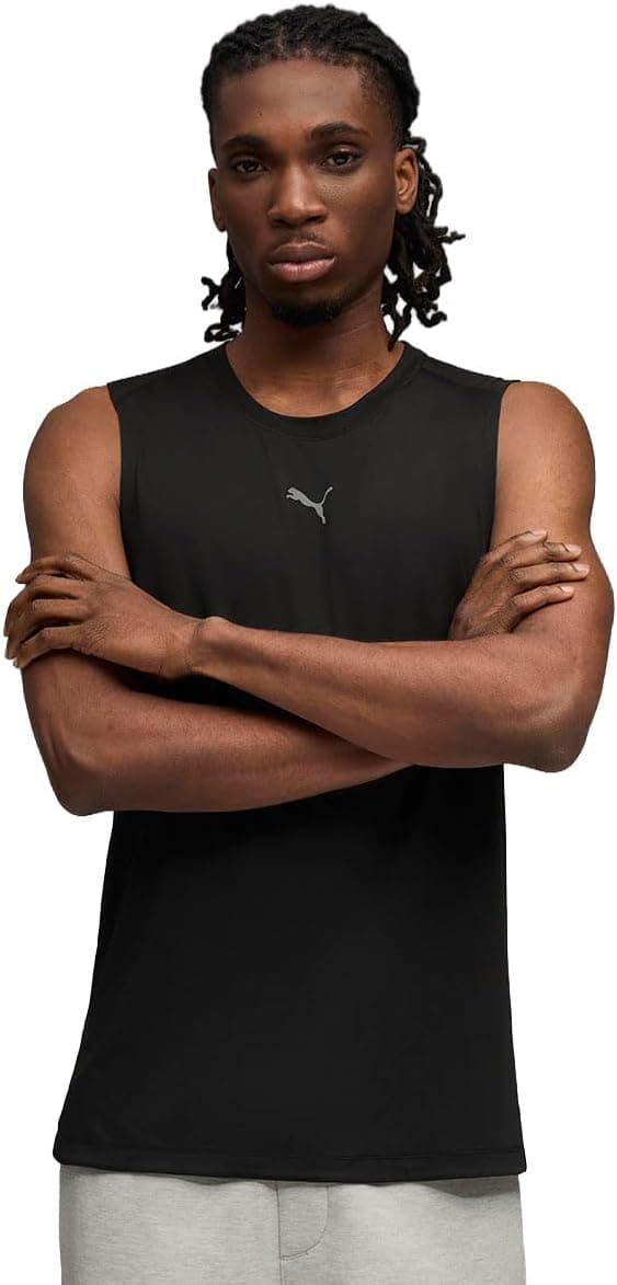 Detalle de PUMA Débardeur unisexe M Cloudspun (lot de 1) : confort au quotidien