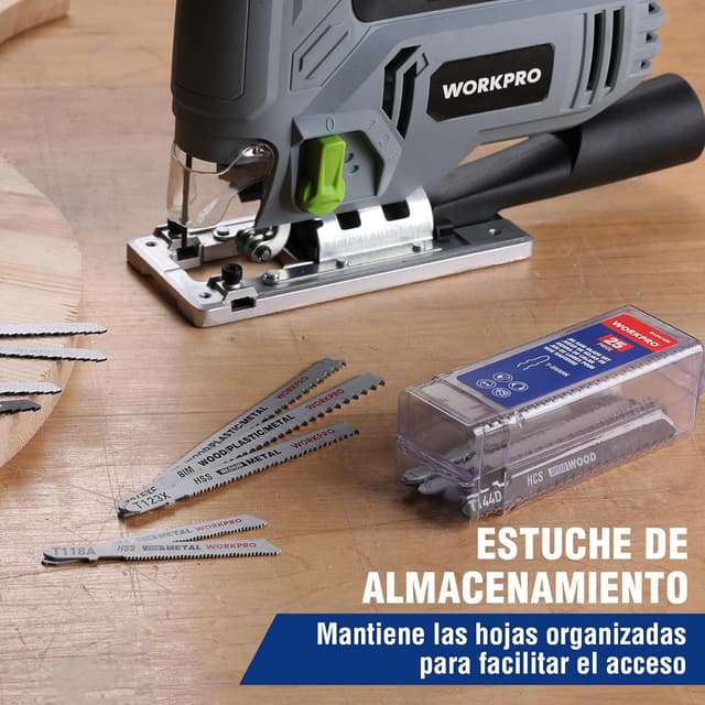 Thumbnail 6 de WORKPRO Juego de Hojas de Sierra de Calar 25 piezas