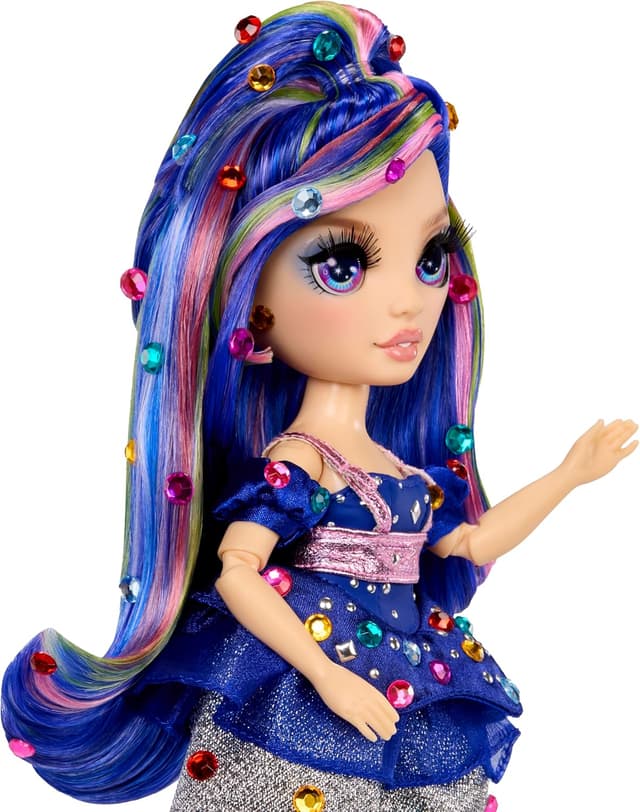 Thumbnail 3 de Rainbow High Be Dazzling – Genevieve Bleue (28 cm) Modepuppe mit Verzierungswerkzeug