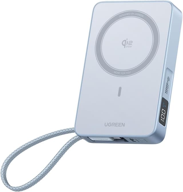 Detalle de UGREEN MagFlow Powerbank 10000mAh Schnellladegerät