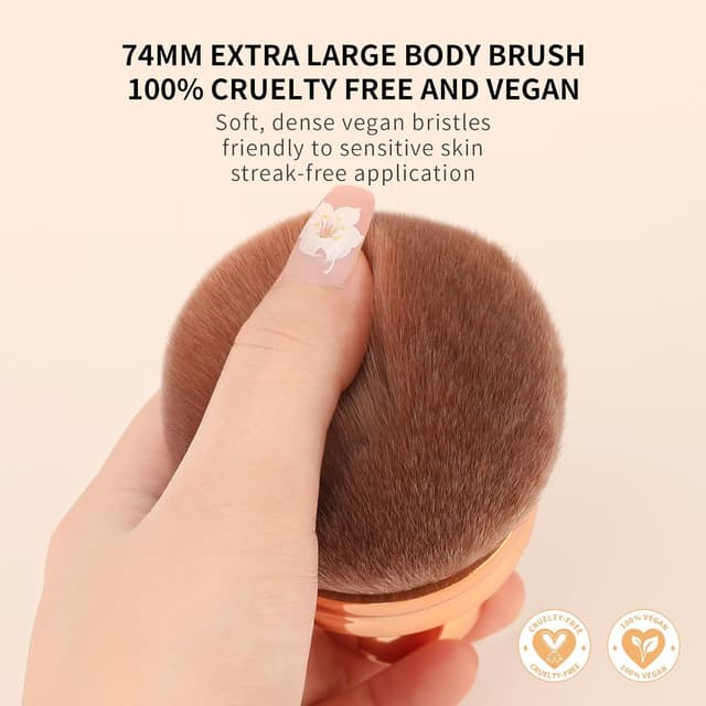 Thumbnail 2 de Docolor Extra Large Body Makeup Brush for Self Tanner (3 Inch Wide Head)