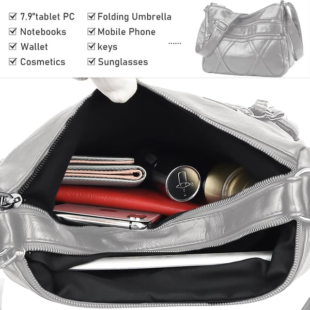 Thumbnail 5 de LassZone Soft PU Leather Handbag