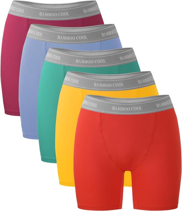 Thumbnail 6 de BAMBOO COOL Womens BoyShorts 5-Pack
