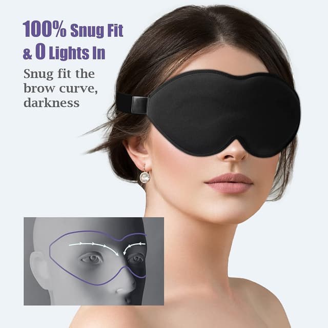Detalle 1 de onaEz Schlafmaske Lichtblockade, 10 mm Kontur