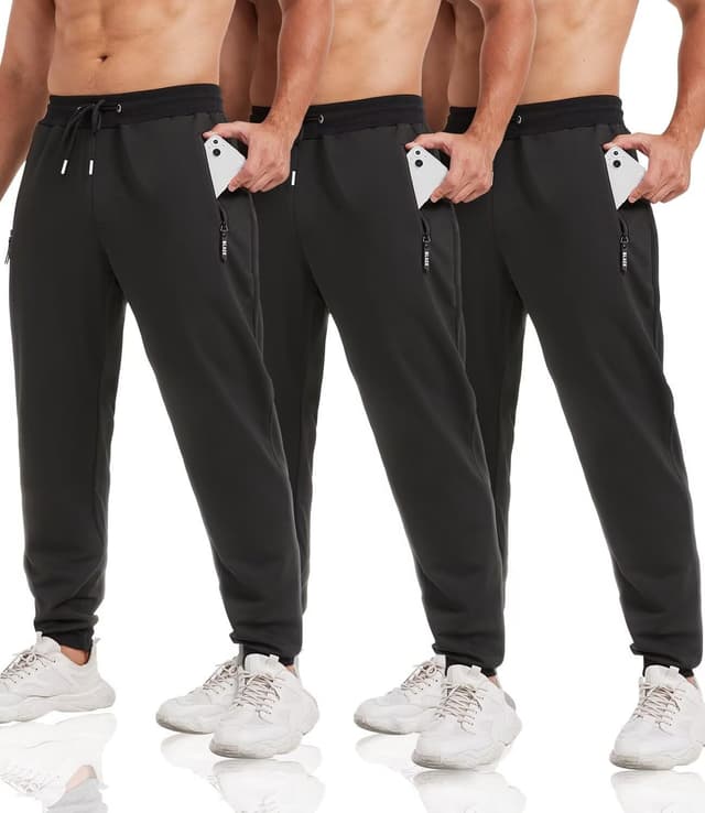 Detalle de lomsoe 3 Pack Sweatpants for Men