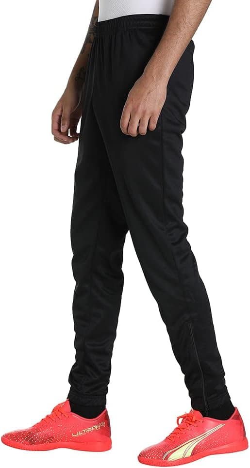 Detalle de PUMA Unisex Jogginghose Teamrise Poly Training Pants – mit Kordelzug, Seitentaschen & Beinreißverschlüssen