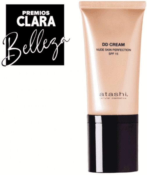 Detalle 2 de Atashi DD Cream Nude Skin Perfection SPF15 Tono Intenso 50 ml 💄