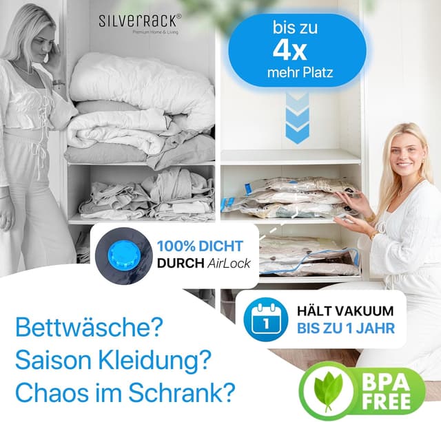 Thumbnail 2 de SilverRack Vakuumbeutel für Bettdecken XL 6 Stück