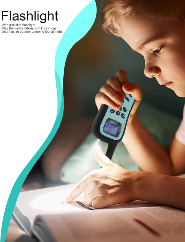 Detalle 2 de QNIGLO talkie-walkie enfants VOX 8 canaux