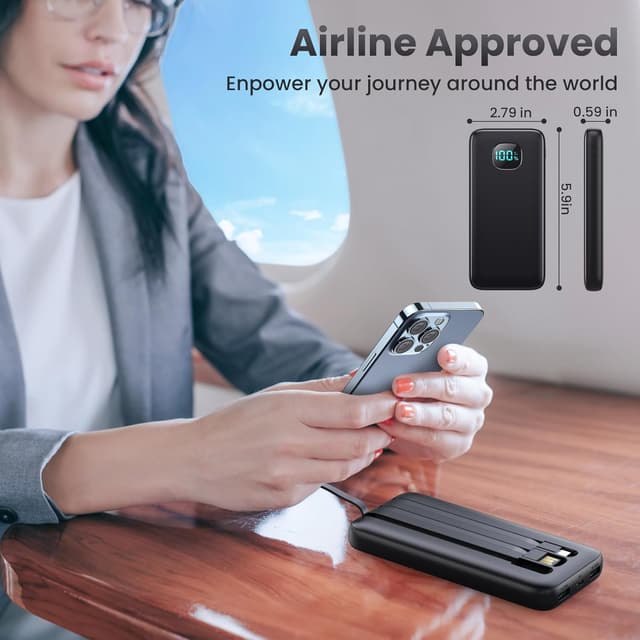 Thumbnail 6 de Portable Charger Power Bank 13800mAh