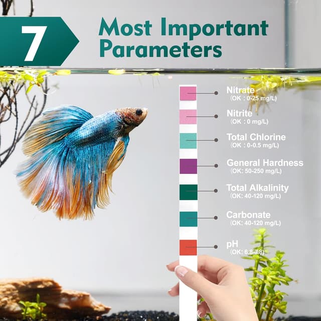 Thumbnail 1 de 7 in 1 Aquarium Test Strips 125 Count