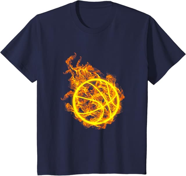 Thumbnail 4 de T-shirt basket flamboyant, ballon joueur