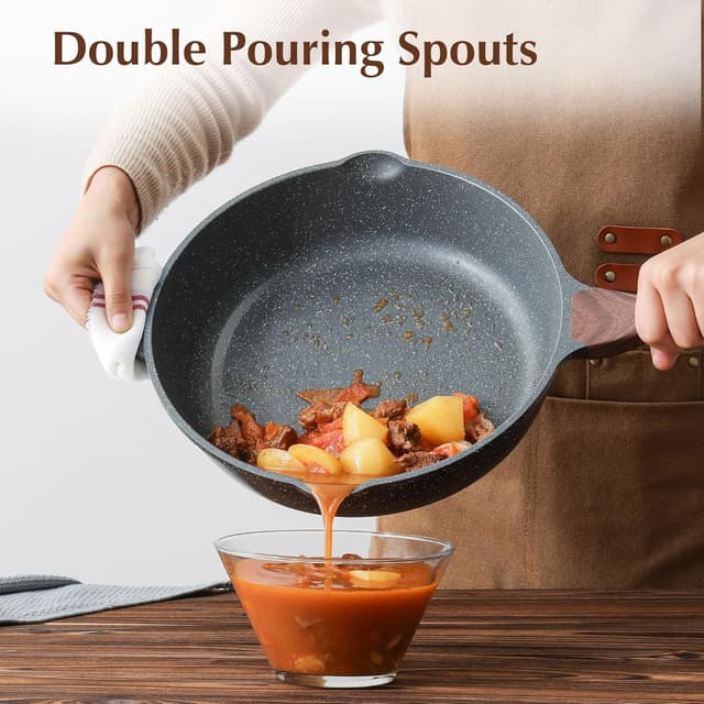 Thumbnail 6 de SENSARTE 12-inch Nonstick Deep Frying Pan