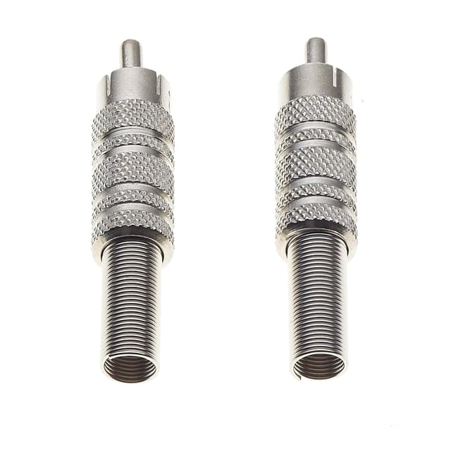 Detalle 1 de Keple Nickel Plated Phono Plugs 2-pack