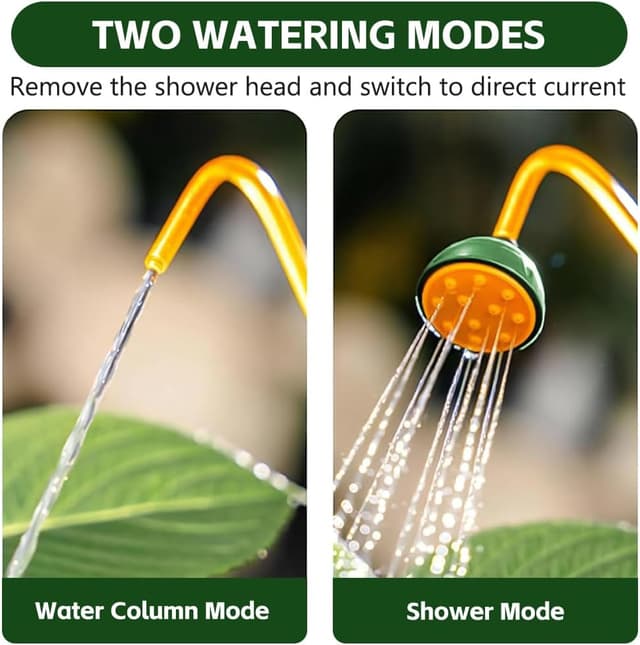 Detalle de AOOSU Annaffiatoio per piante Annaffiatoio spruzzatore da 450 ml con soffione doccia rimovibile (verde)