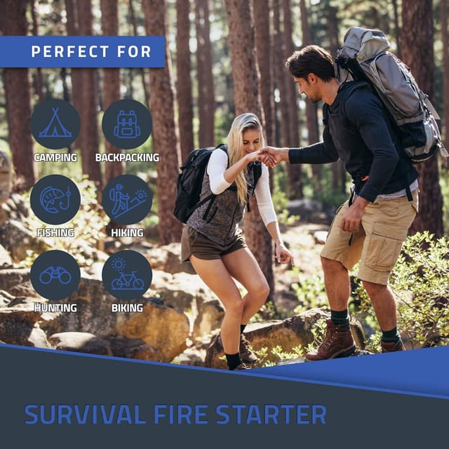 Thumbnail 3 de RKR OUTDOOR Ferro Rod 12,000+ Strikes