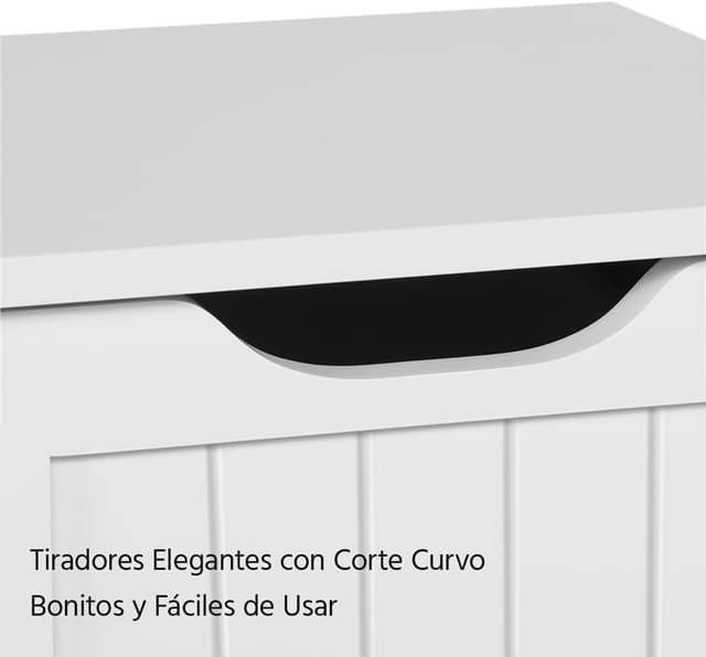 Thumbnail 5 de Yaheetech Armario de baño 4 Cajones 30x30x82cm