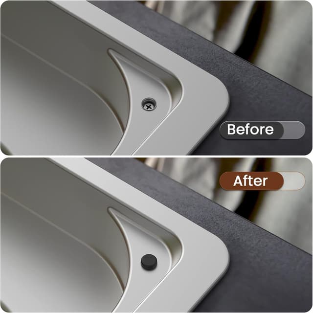 Detalle de Siegvoll Gummistopfen-Set für Dometic-Schrauben (8-teilig) – Schutzgummistopfen für Wohnmobil-Kochfelder