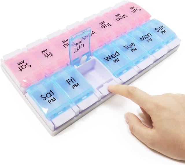 Thumbnail 6 de MOLN HYMY Large Pill Organizer 14 compartments ๐