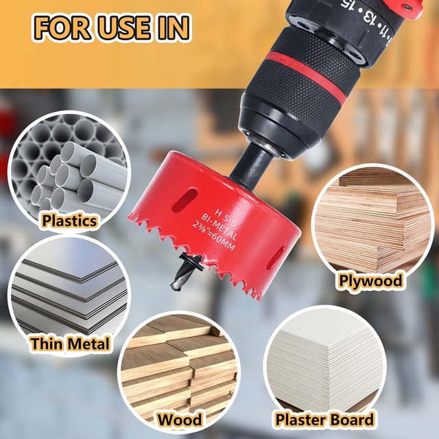 Thumbnail 4 de GARHWAL Bi-Metall-Lochsäge 60mm đź›