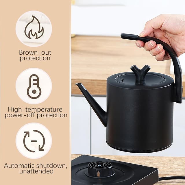 Thumbnail 4 de Hervidor de acero inoxidable 1L con control de temperatura