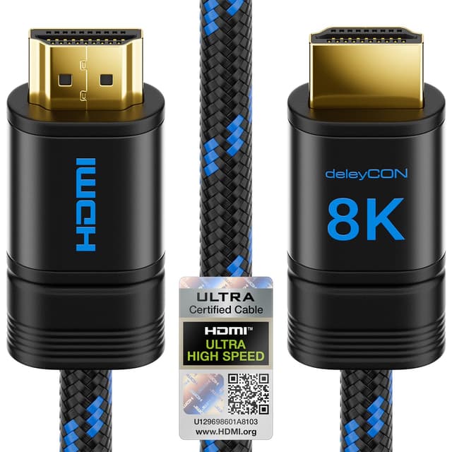 Imagen de deleyCON 2m 8K HDMI 2.1b Kabel 48G en OfertitasTOP