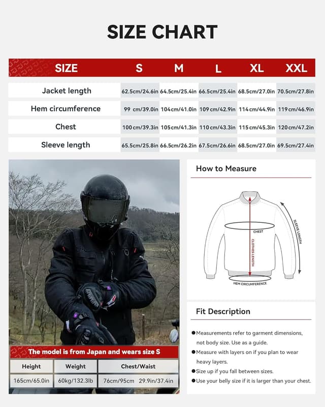 Thumbnail 6 de RIDEIRON Chaqueta de Moto Invierno CE Clase A