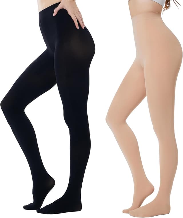 Detalle de HeyUU collants semi-opaques colorés en microfibre, 80 DEN