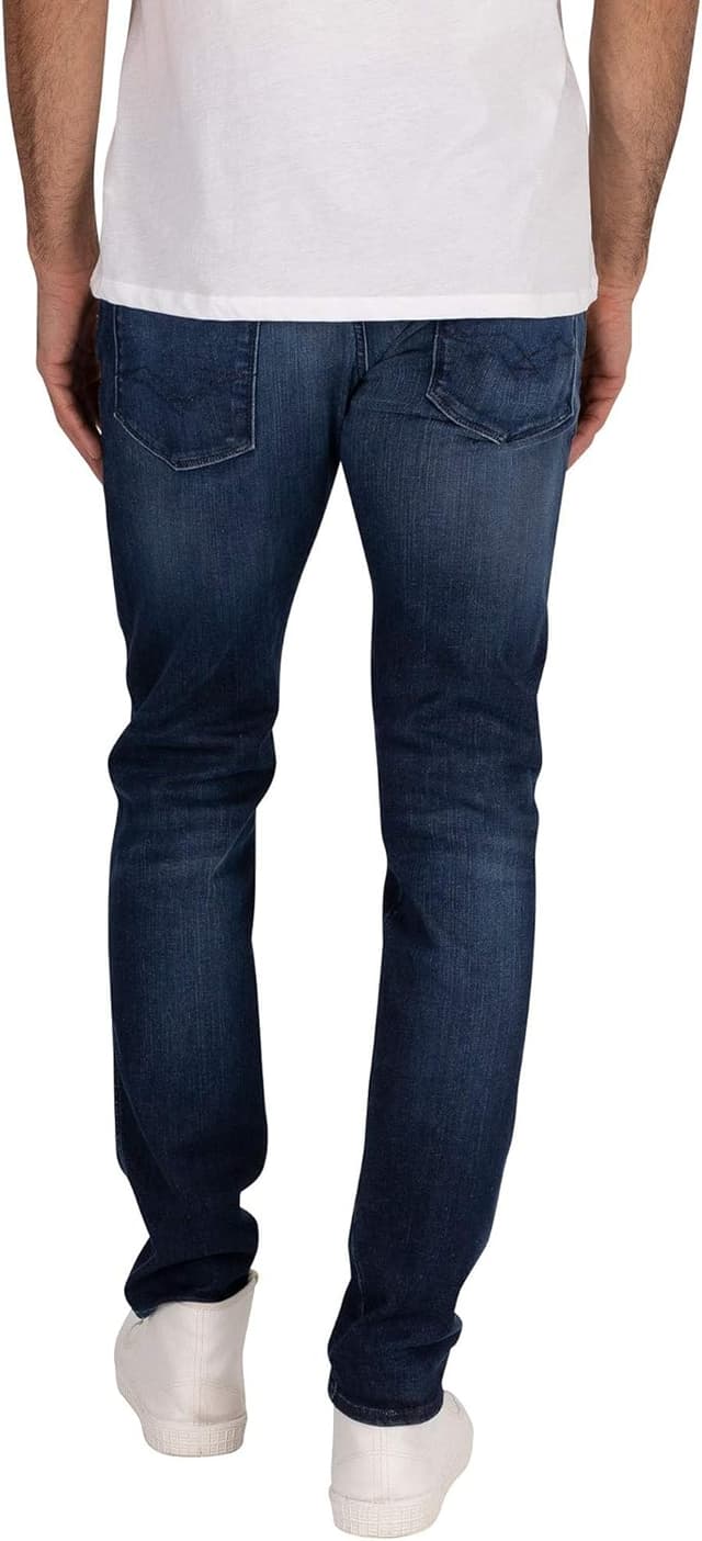 Detalle de Replay Men’s Anbass Slim Fit Jeans with Power Stretch