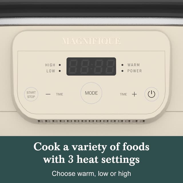 Thumbnail 2 de Magnifique 6 Quart Programmable Slow Cooker