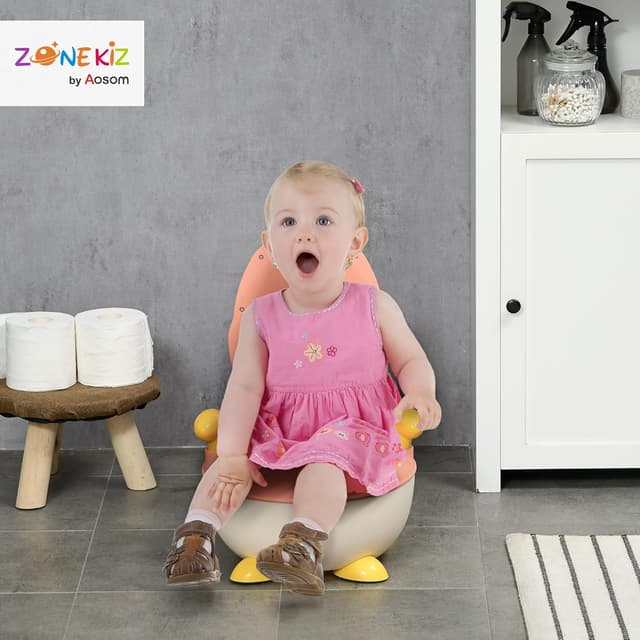 Detalle 2 de ZONEKIZ Orinal Zorro Rosa 34,5x35x23 cm